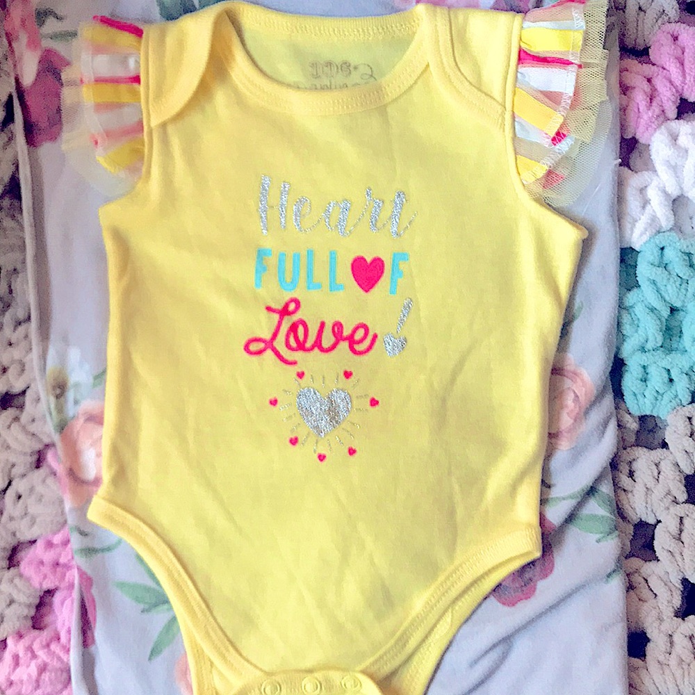 Baby girl onesie NWOT never worn